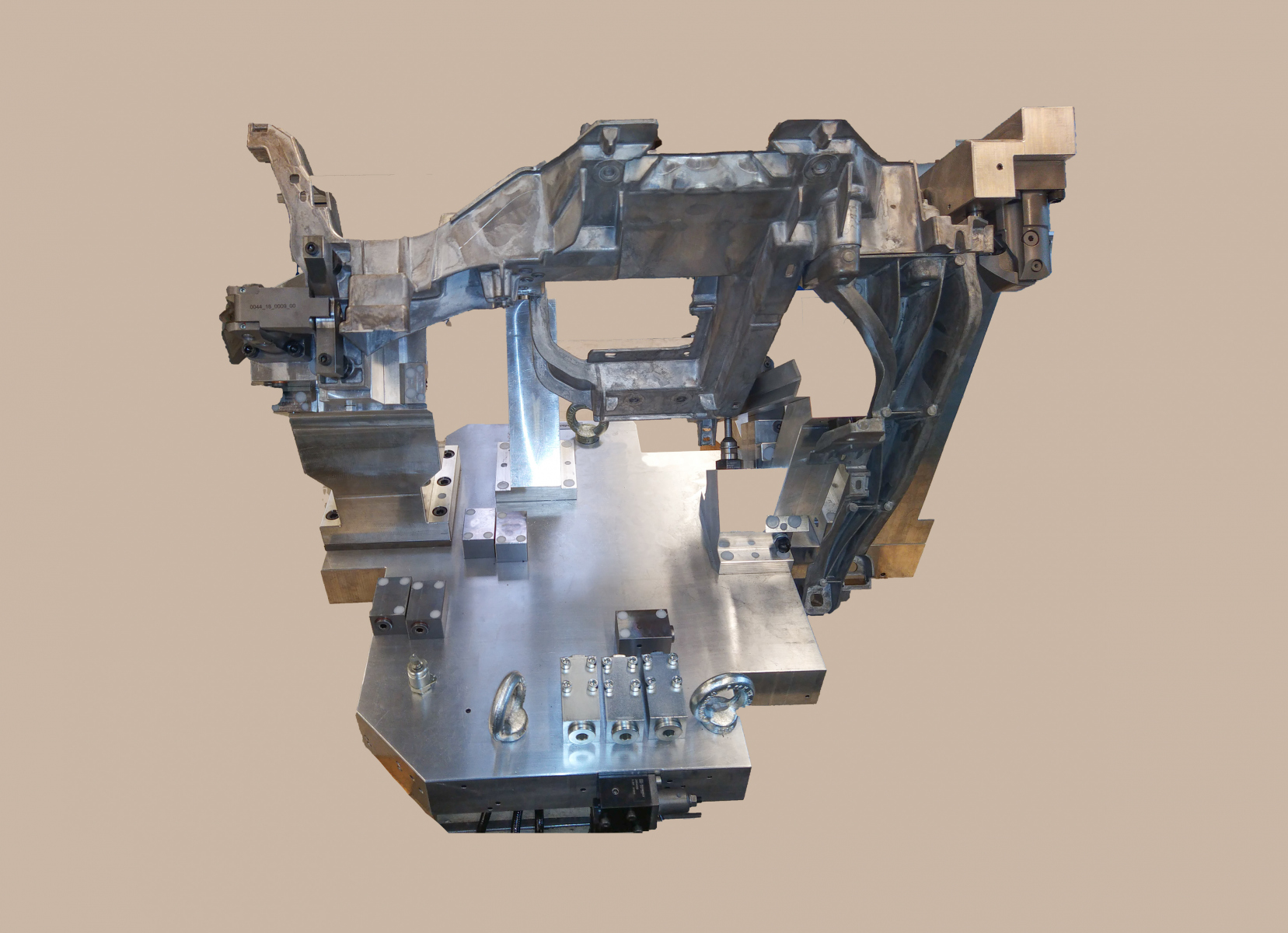 Spannvorrichtung Tragstruktur Rückseite Spannvorrichtung Tragstruktur Rückseite