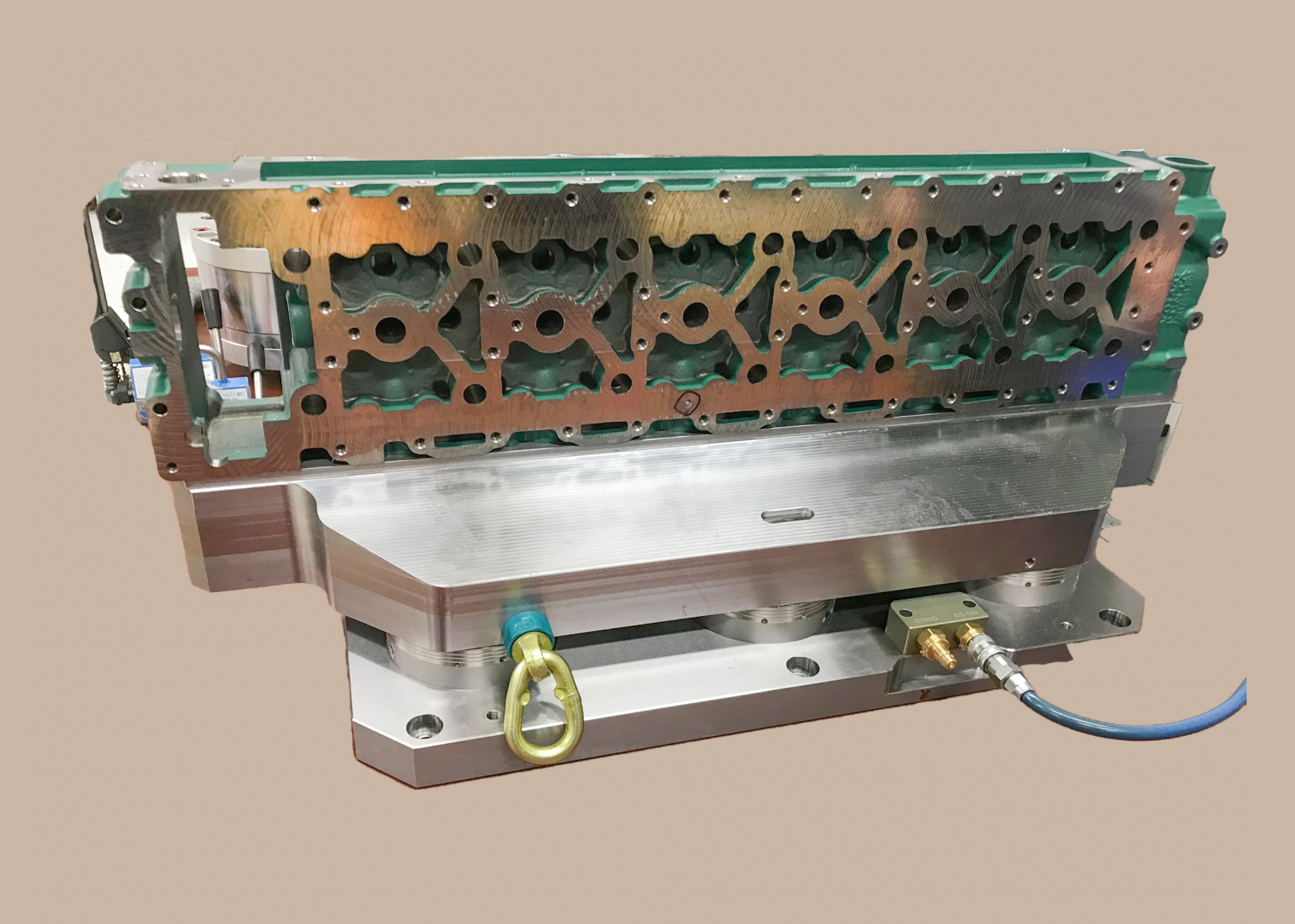 Spannvorrichtung Zylinderkopf Spannvorrichtung Zylinderkopf